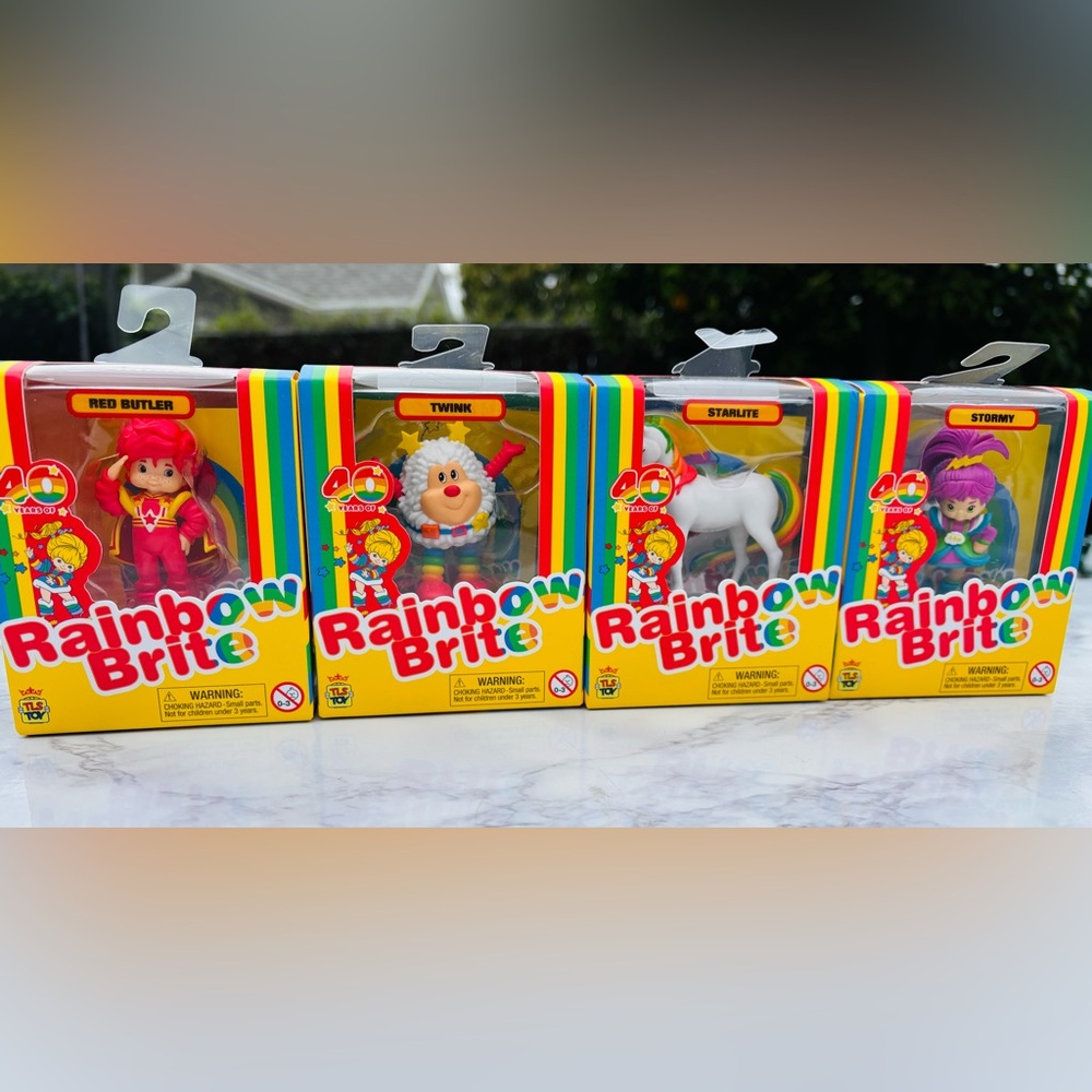Rainbow Brite Mini Figures 40th Anniversary Collection Set of 4